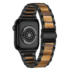 Stainless & Resin Accent Apple Watch Band