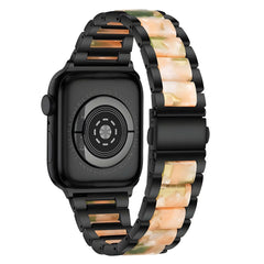 Stainless & Resin Accent Apple Watch Band