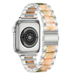 Stainless & Resin Accent Apple Watch Band