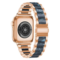 Stainless & Resin Accent Apple Watch Band