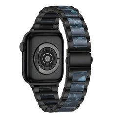 Stainless & Resin Accent Apple Watch Band