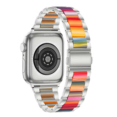 Stainless & Resin Accent Apple Watch Band
