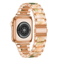 Stainless & Resin Accent Apple Watch Band